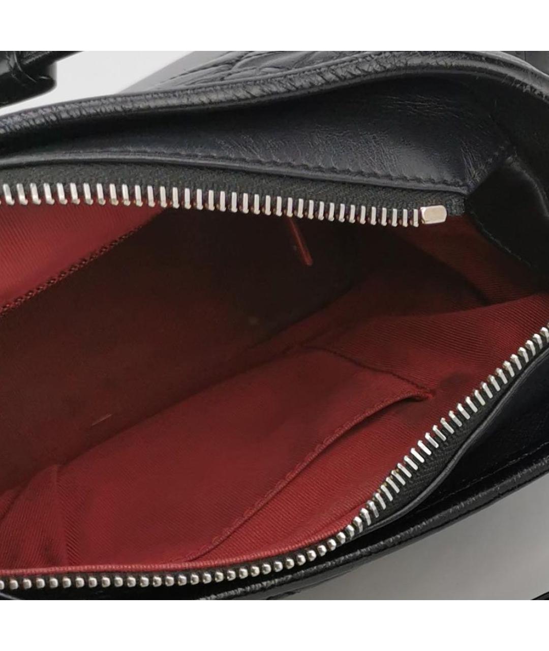 CHANEL Черная кожаная сумка через плечо, фото 3