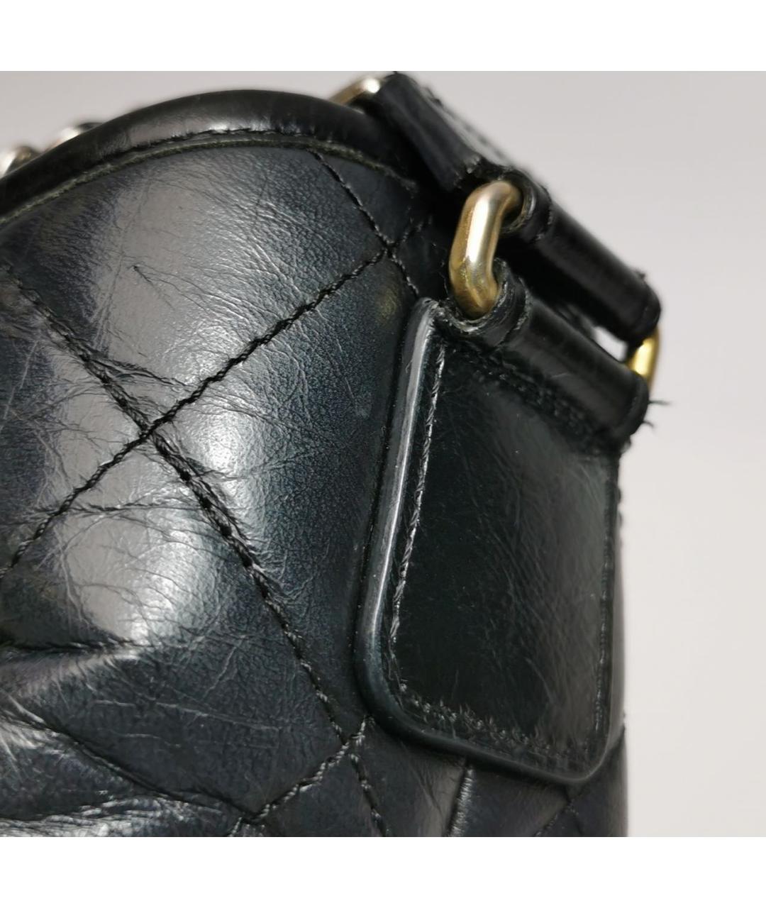 CHANEL Черная кожаная сумка через плечо, фото 7