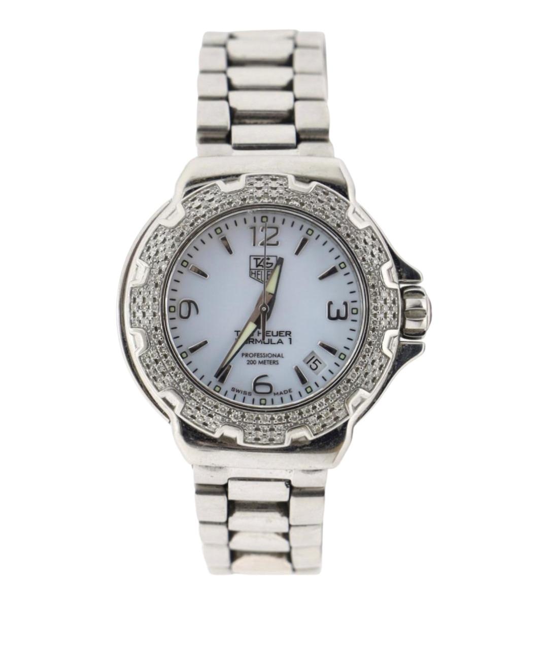 TAG HEUER Серебряные часы, фото 1