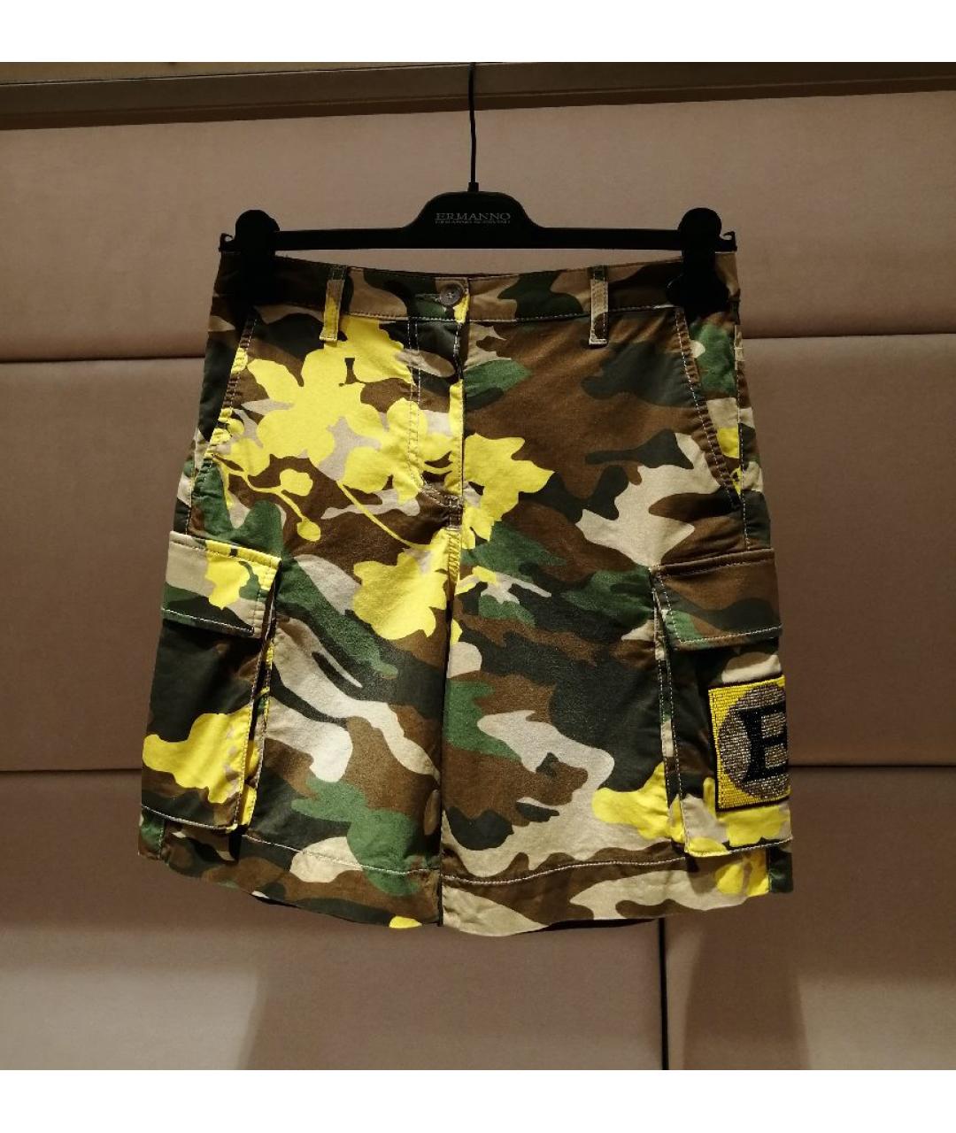 ERMANNO SCERVINO Мульти хлопковые шорты, фото 3
