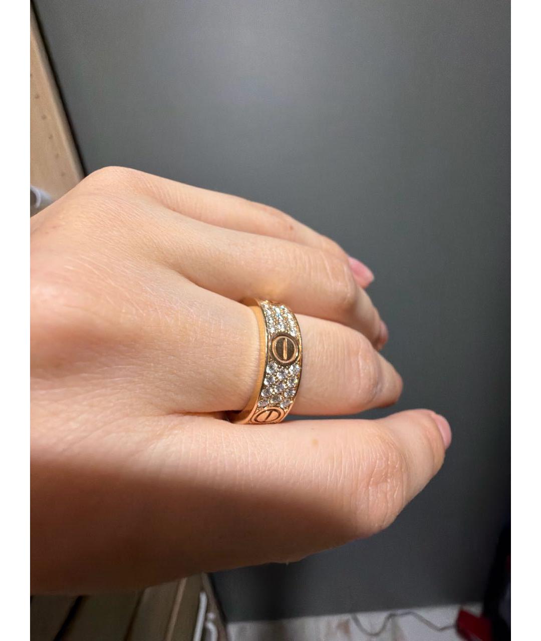 CARTIER Золотое кольцо из розового золота, фото 7