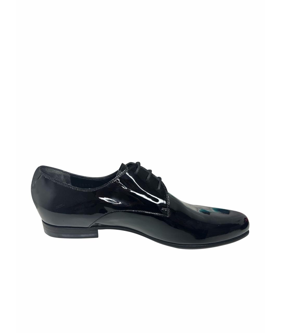 GUCCI Черные туфли из лакированной кожи, фото 1