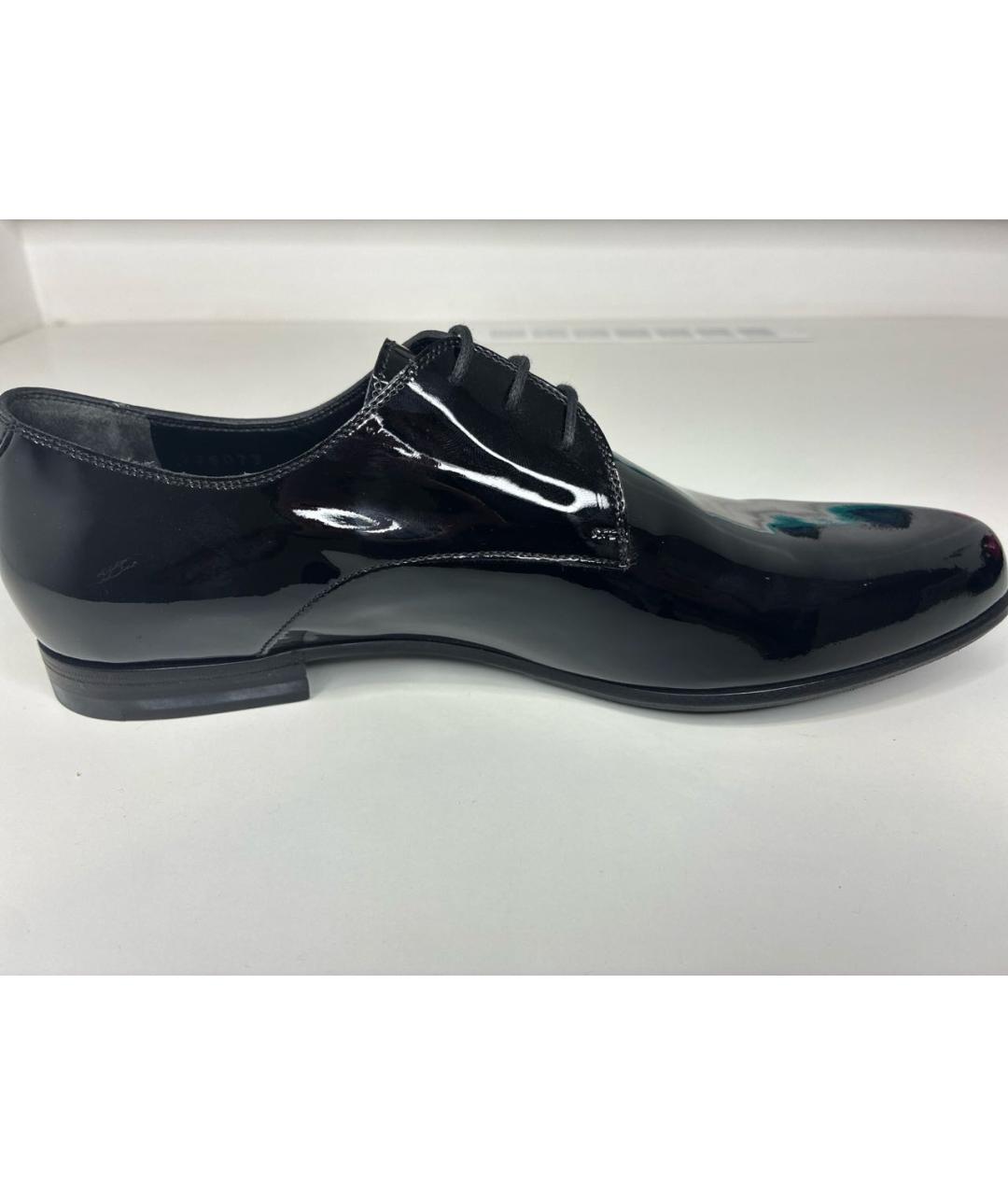 GUCCI Черные туфли из лакированной кожи, фото 4