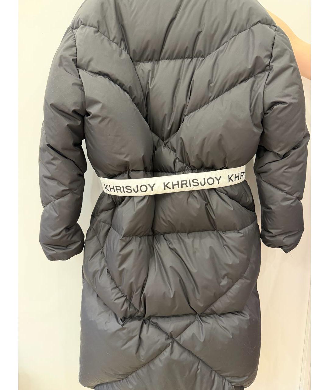 KHRISJOY Черный полиэстеровый пуховик, фото 2