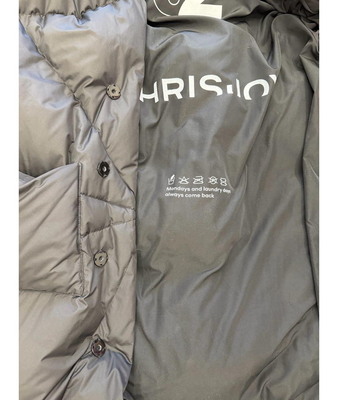 KHRISJOY Черный полиэстеровый пуховик, фото 4