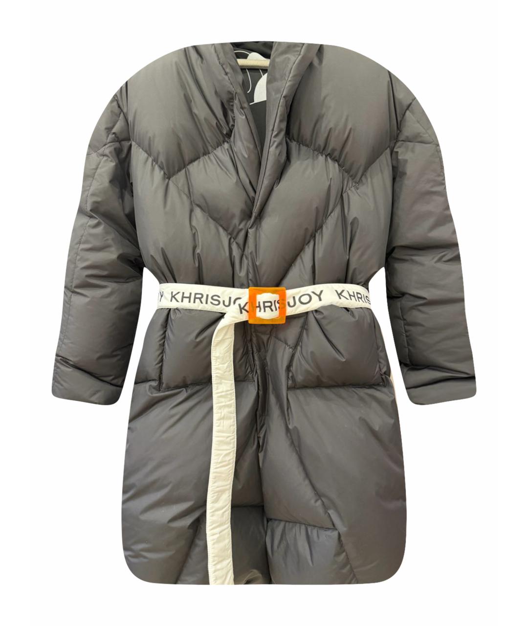 KHRISJOY Черный полиэстеровый пуховик, фото 1