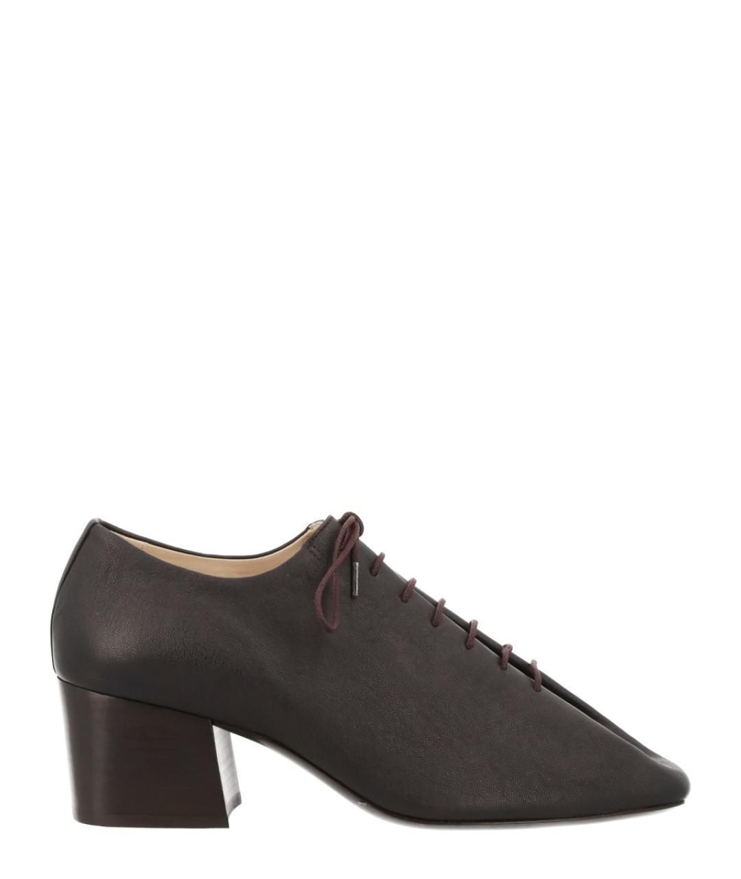 LEMAIRE Коричневые кожаные туфли, фото 1