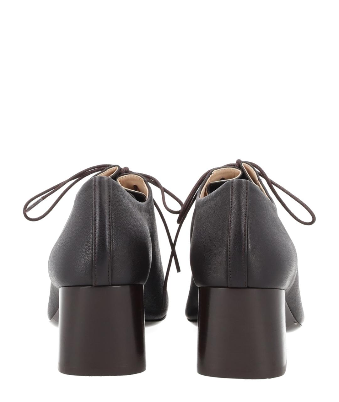 LEMAIRE Коричневые кожаные туфли, фото 4