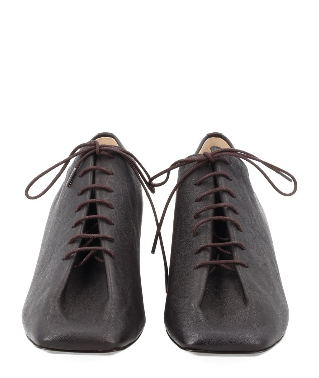 LEMAIRE Коричневые кожаные туфли, фото 3