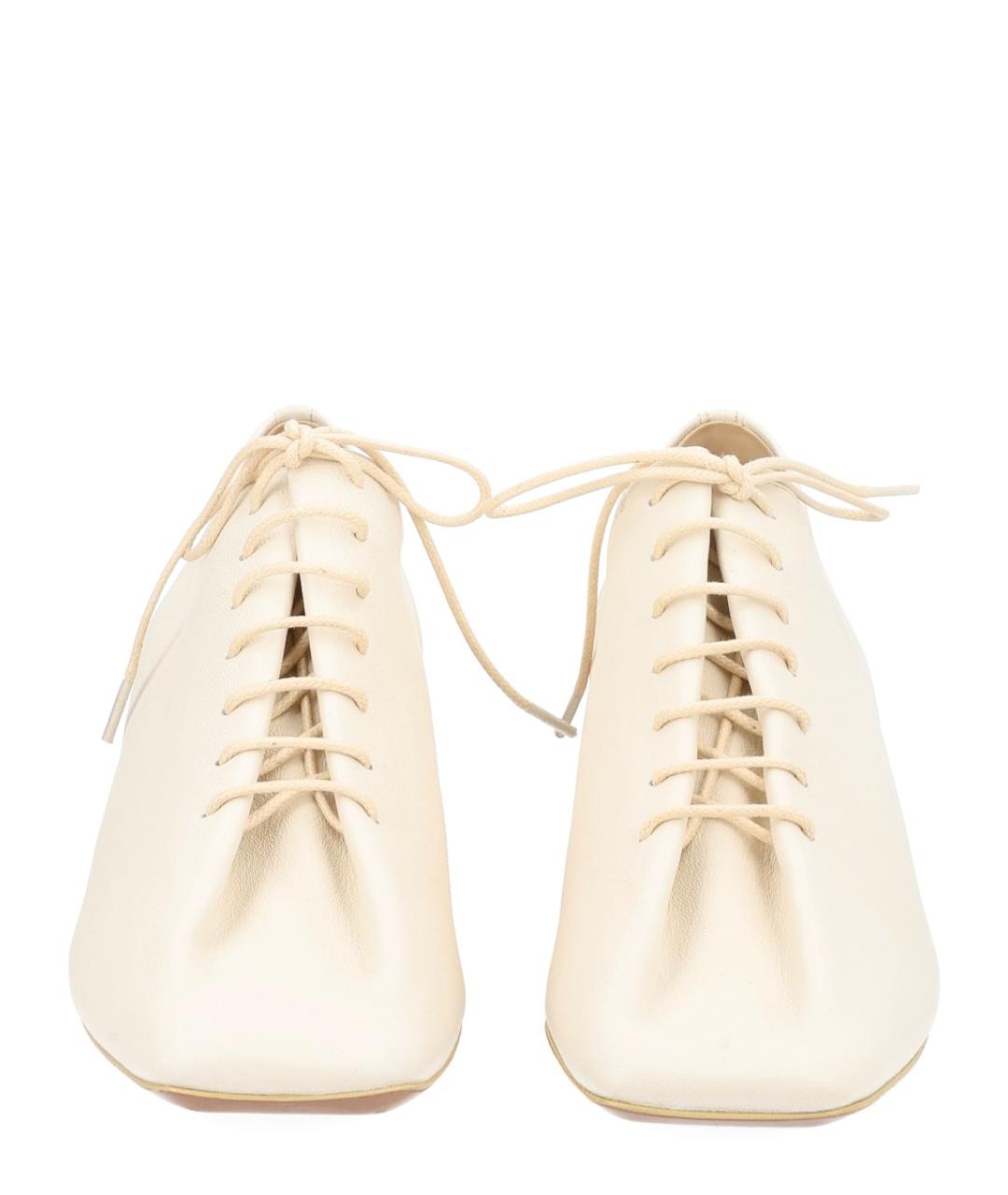 LEMAIRE Белые кожаные лоферы, фото 2