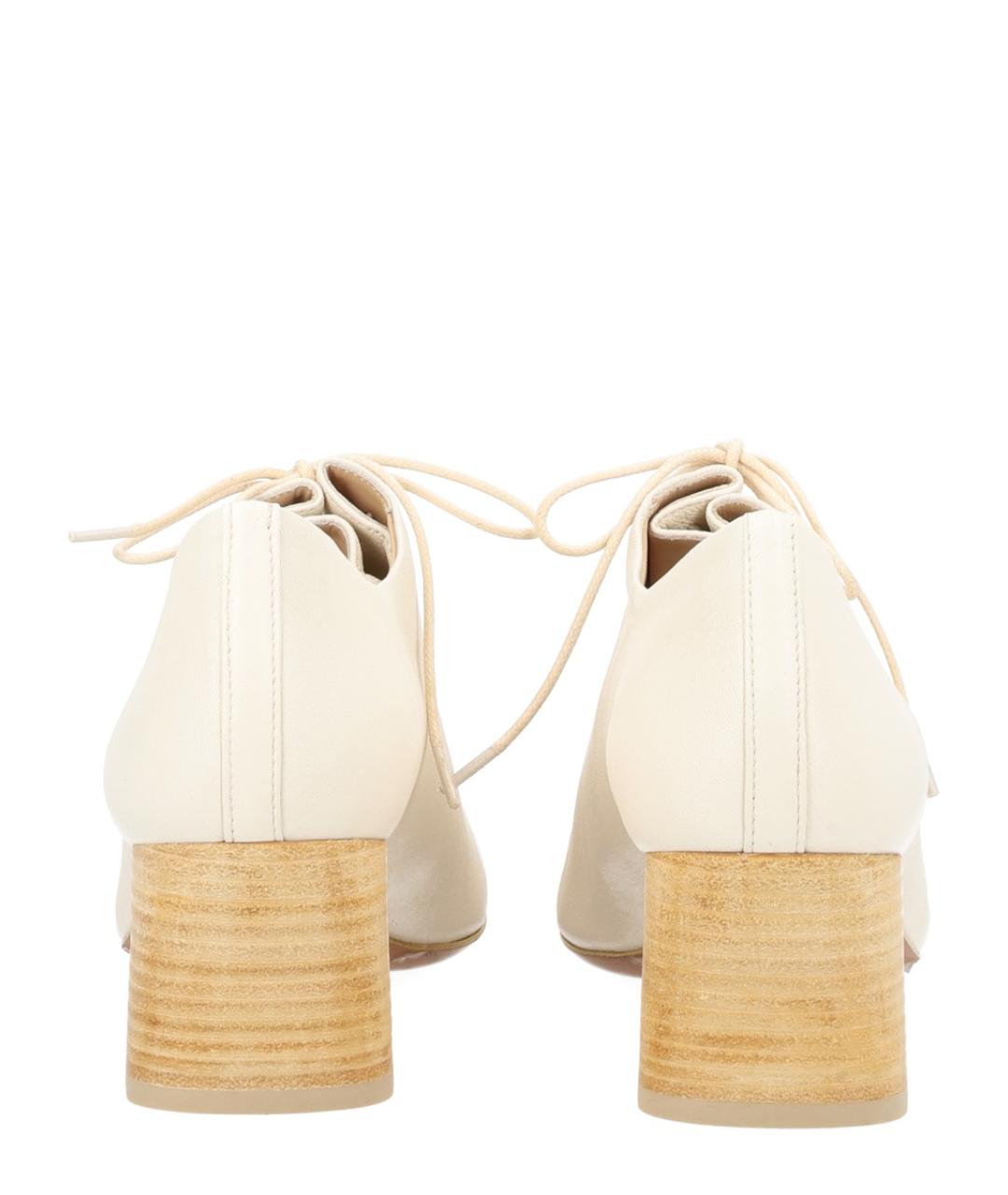 LEMAIRE Белые кожаные лоферы, фото 3