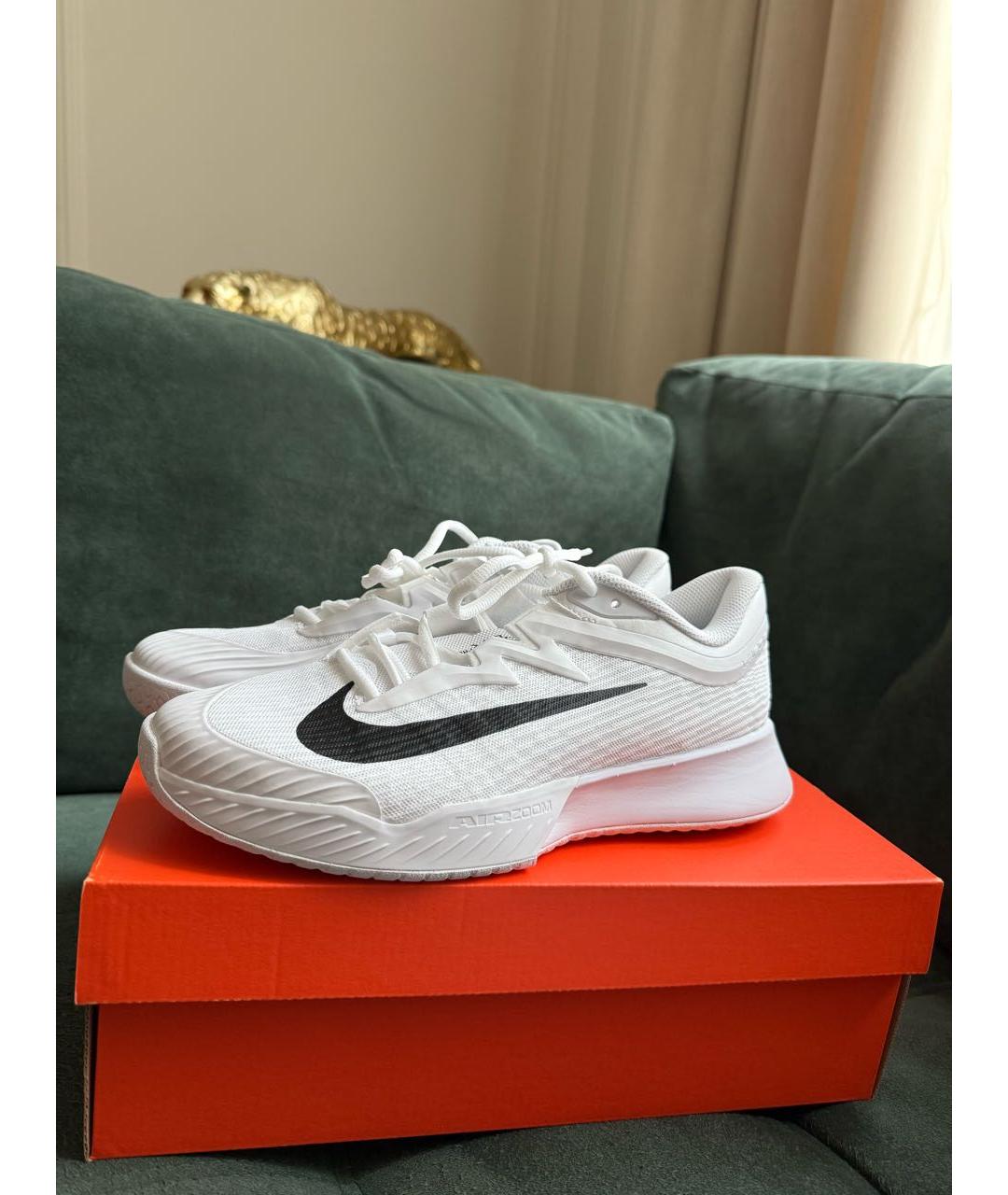 NIKE Белые синтетические кроссовки, фото 2