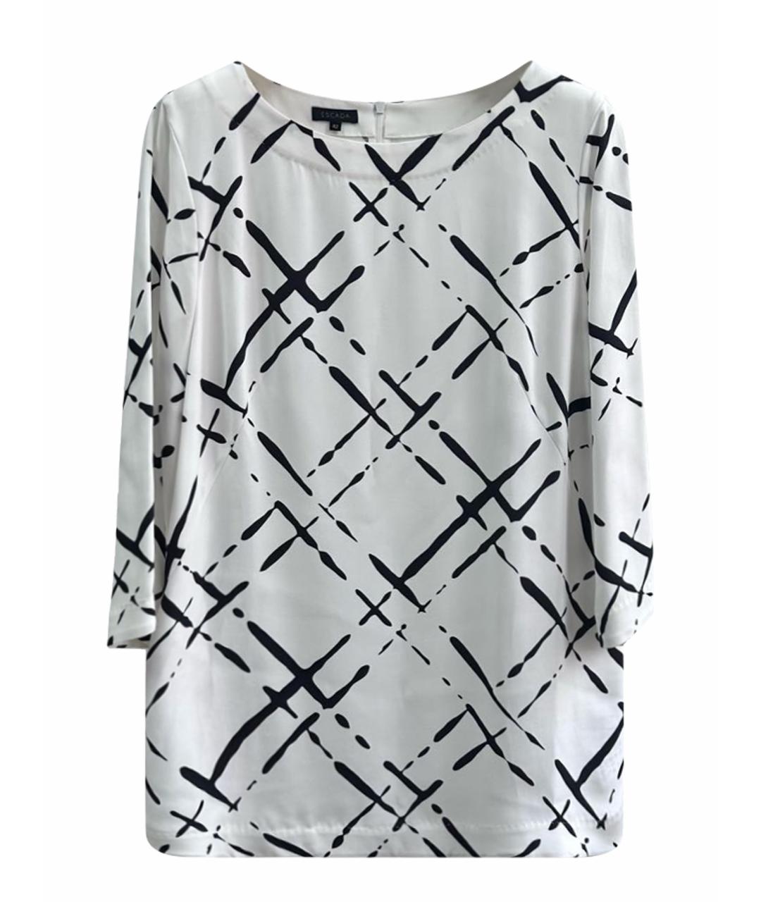 ESCADA Белая вискозная блузы, фото 1