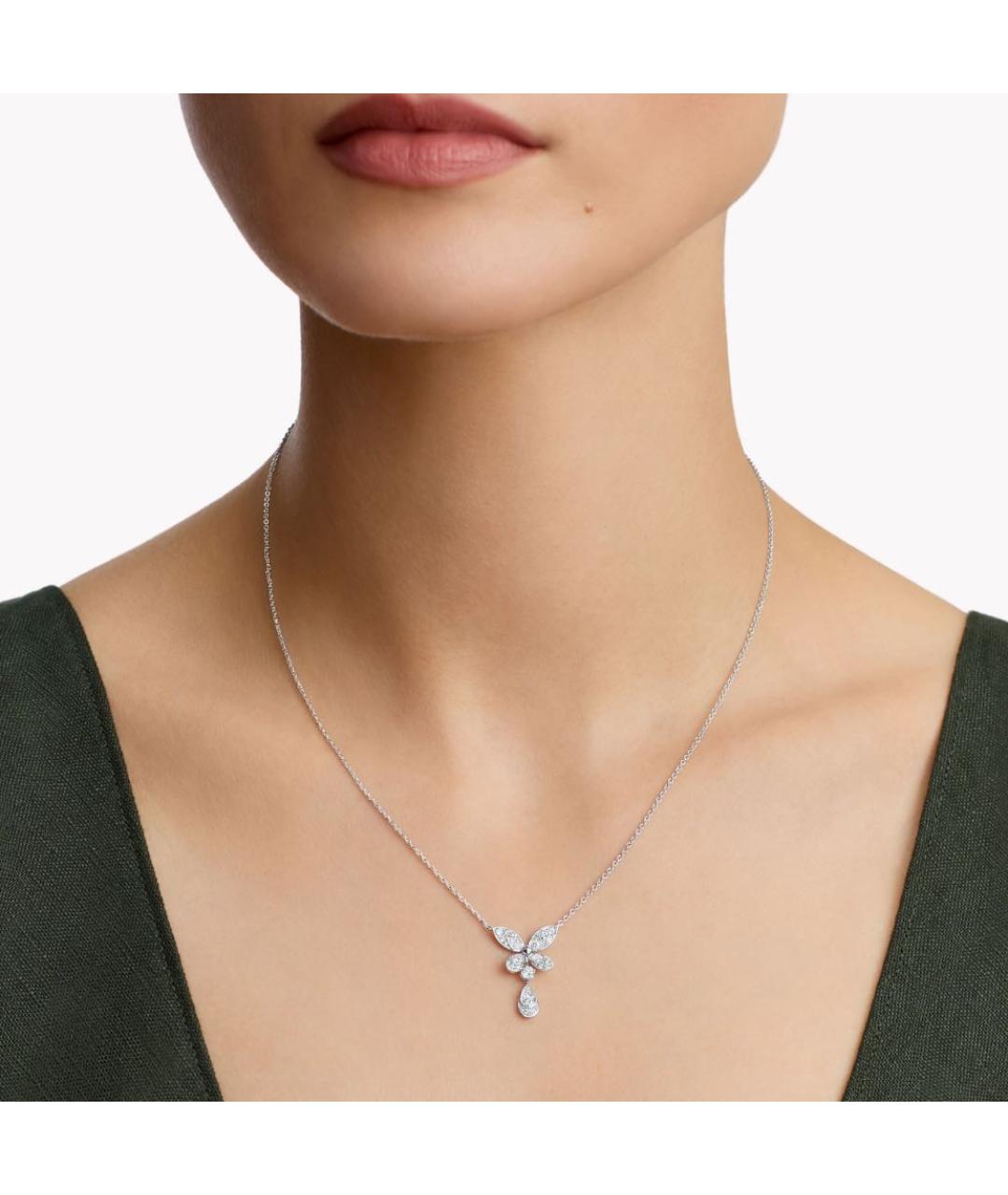 GRAFF Серебряное колье из белого золота, фото 2
