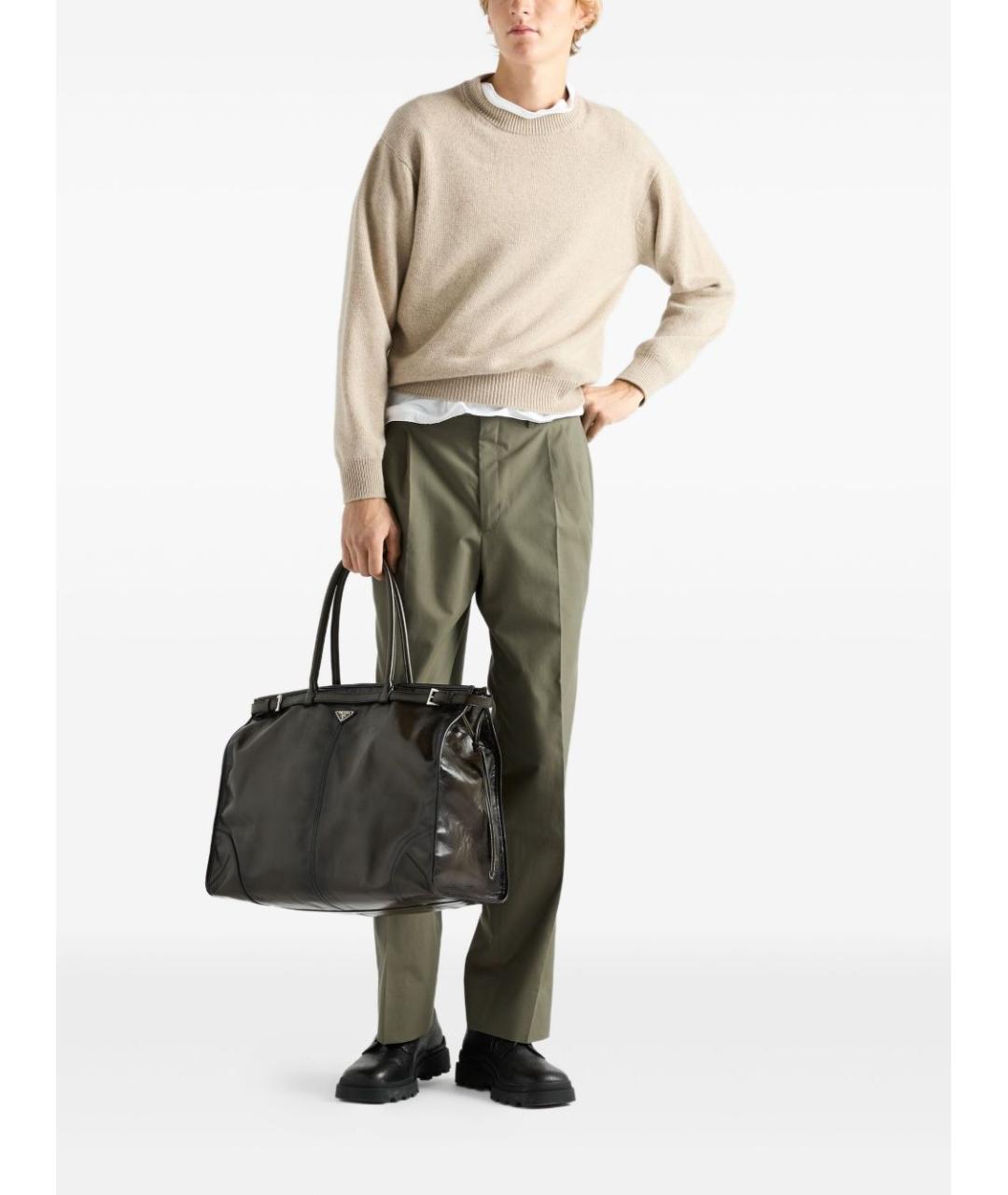 PRADA Бежевый кашемировый джемпер / свитер, фото 3