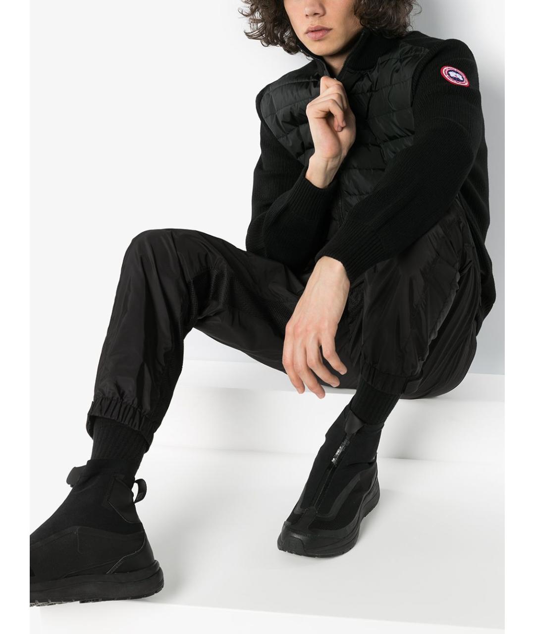 CANADA GOOSE Черная полиамидовая куртка, фото 5