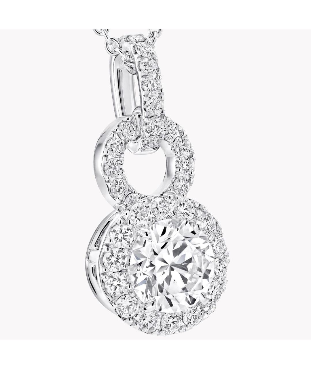 GRAFF Серебряная платиновая подвеска, фото 3