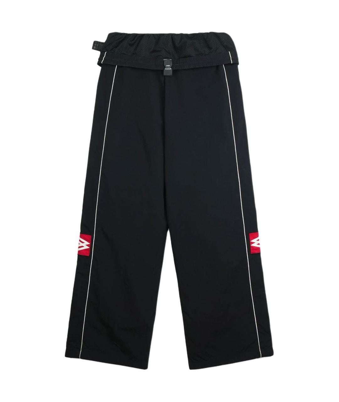 PROTOCOL INDEX Черные синтетические классические брюки, фото 2