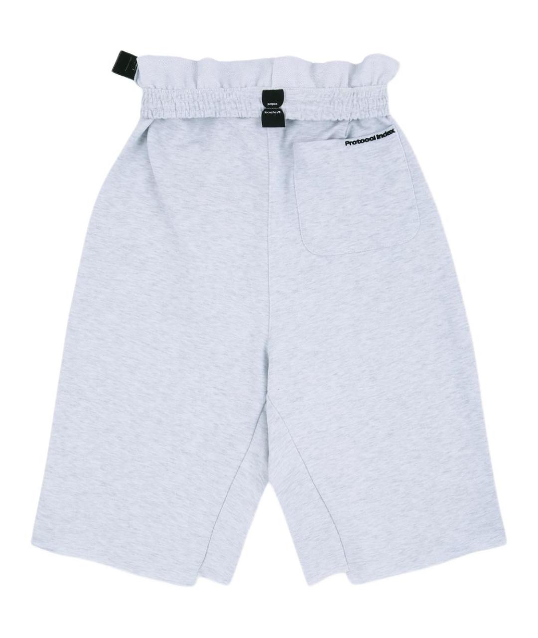 PROTOCOL INDEX Белые хлопковые шорты, фото 2