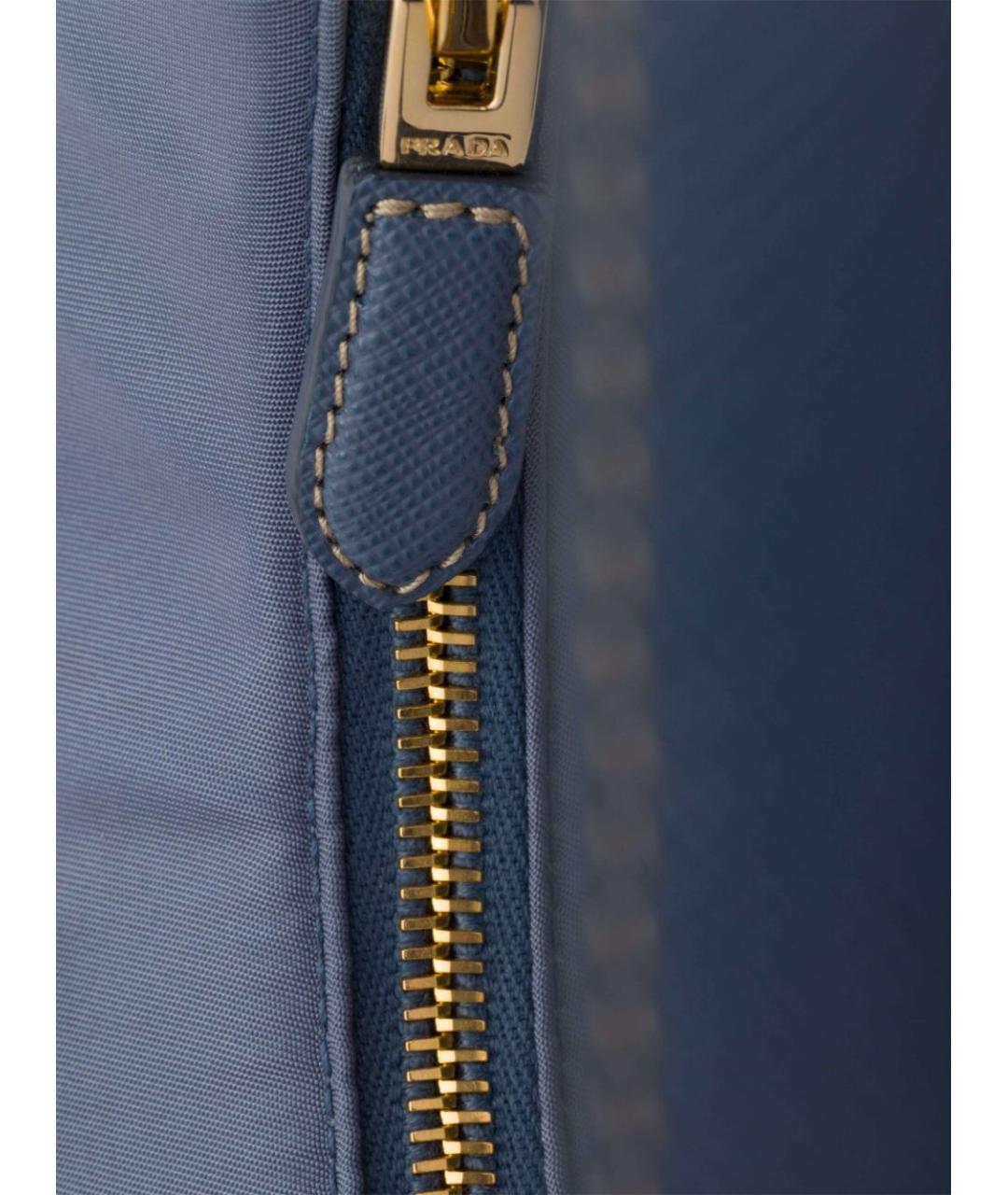 PRADA Синяя сумка с короткими ручками, фото 6