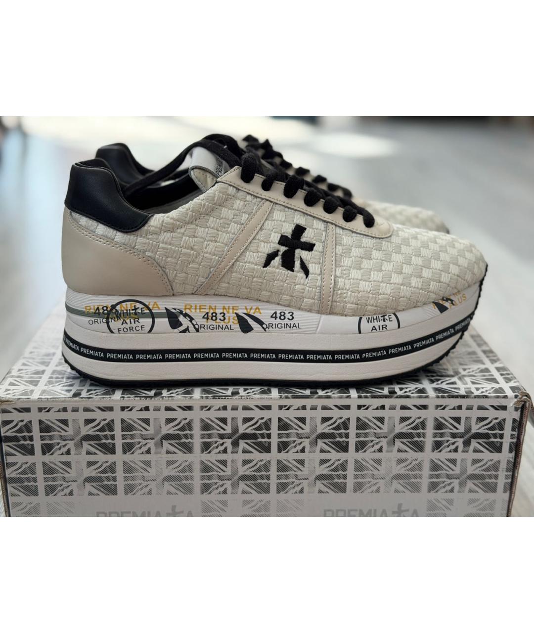 PREMIATA Бежевые кеды, фото 3