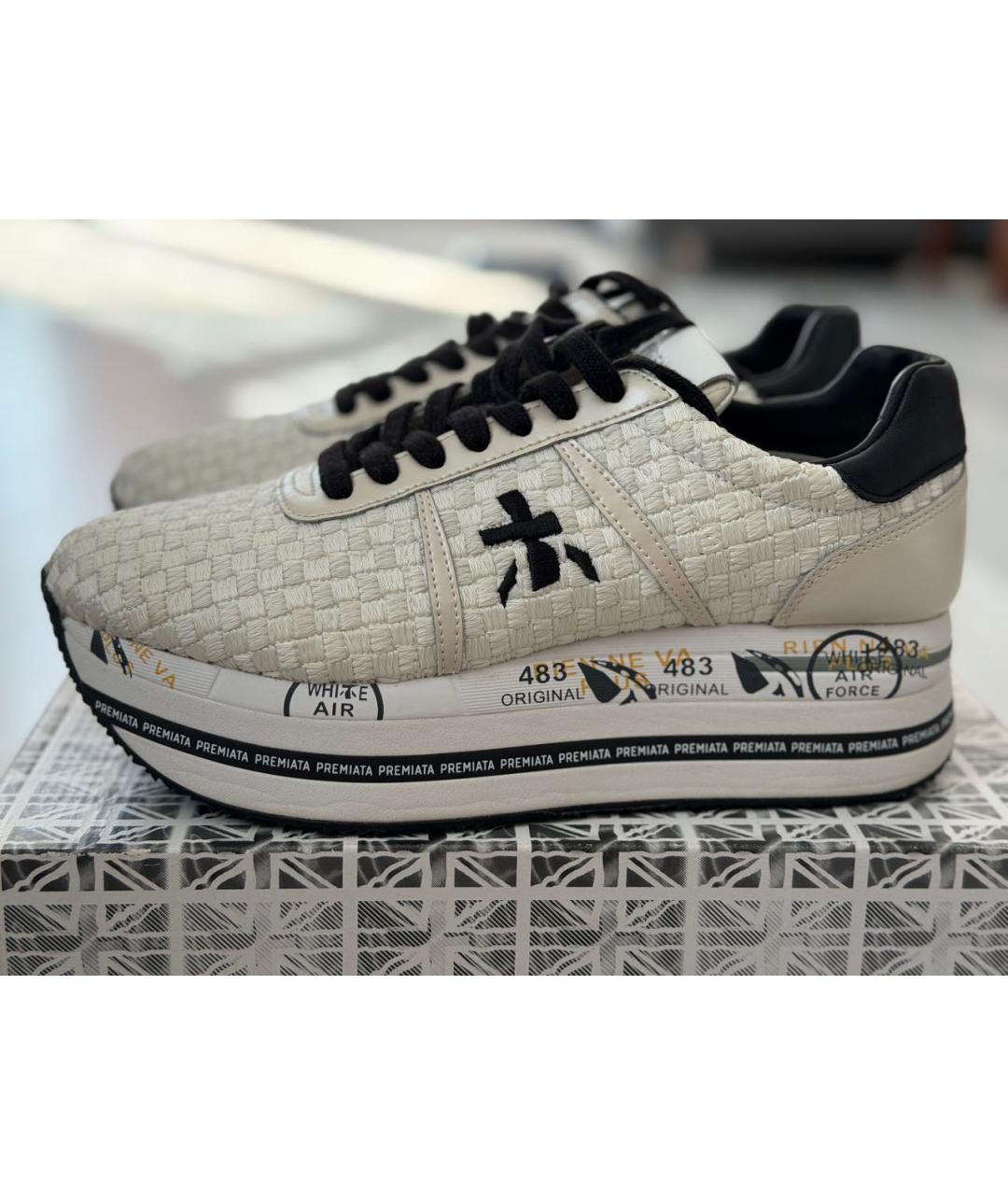 PREMIATA Бежевые кеды, фото 6