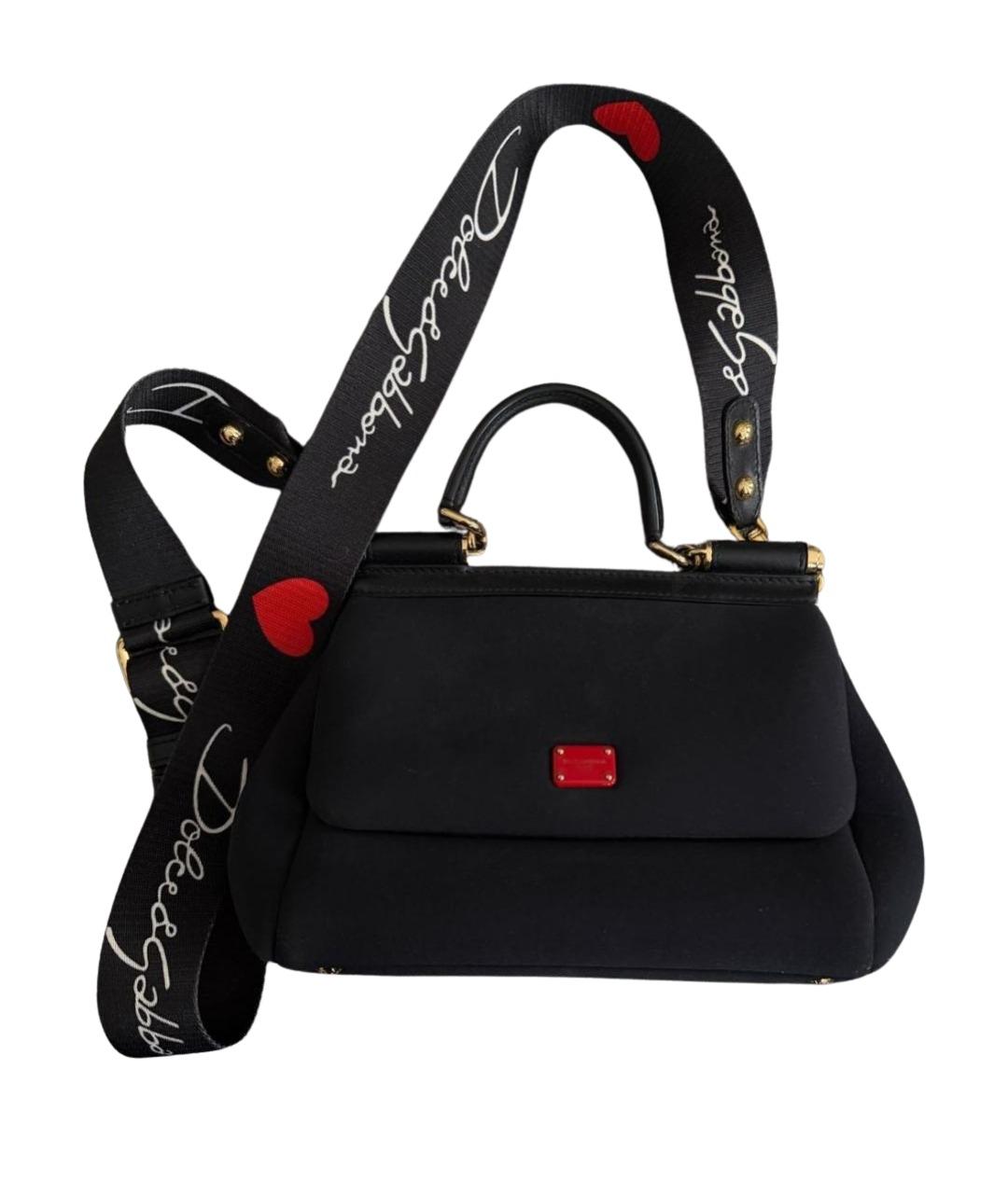 DOLCE&GABBANA Черная сумка через плечо, фото 1