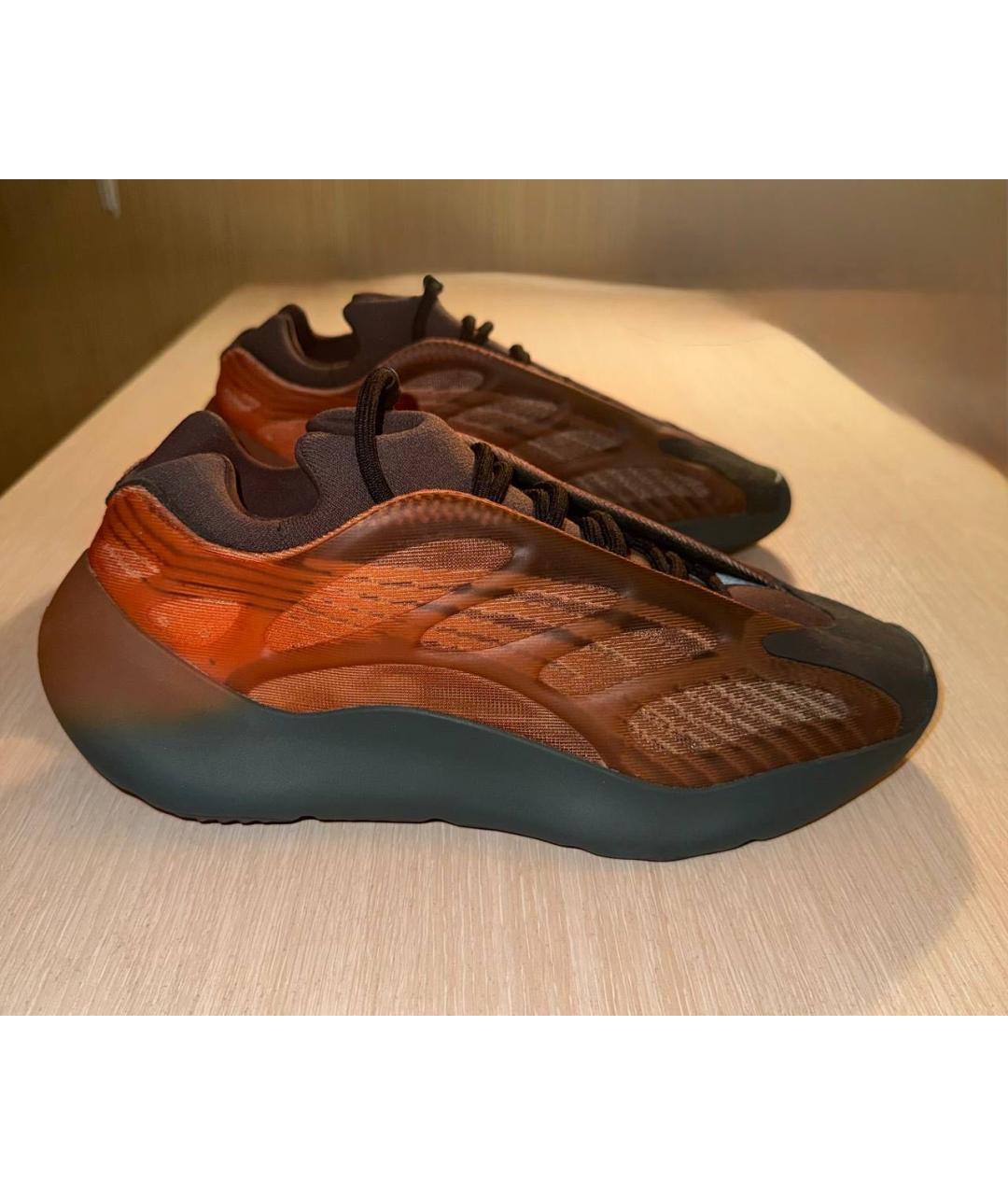 ADIDAS YEEZY Коричневые низкие кроссовки / кеды, фото 7