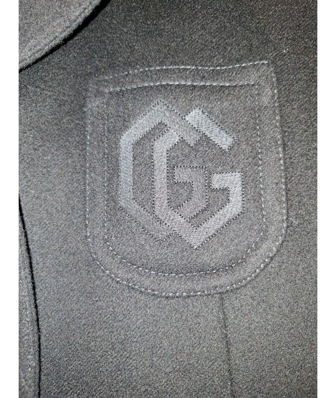 GUCCI Черное шерстяное пальто, фото 4