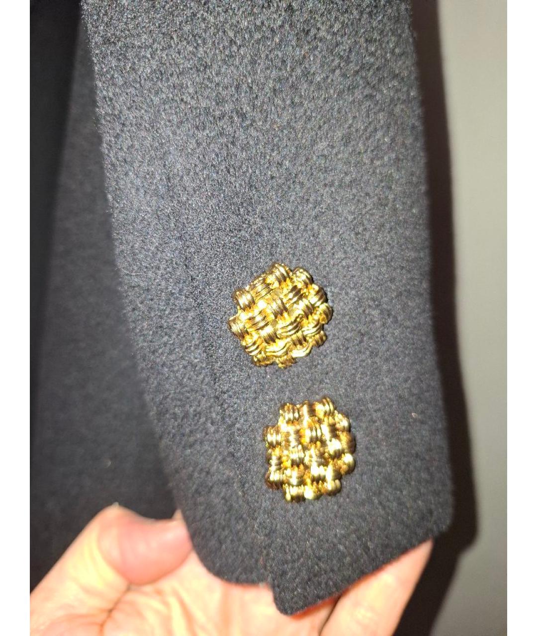 GUCCI Черное шерстяное пальто, фото 6