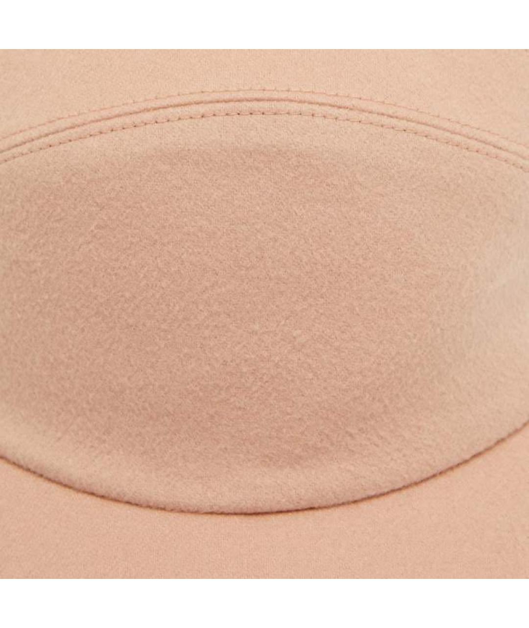 LORO PIANA Розовая кашемировая кепка, фото 4