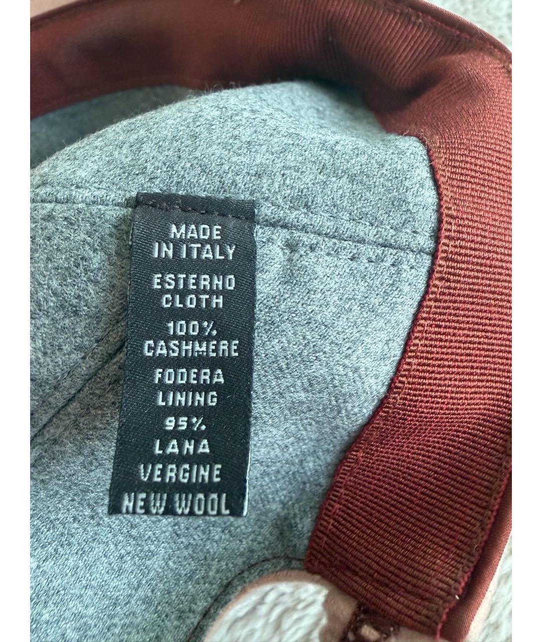 LORO PIANA Розовая кашемировая кепка, фото 6