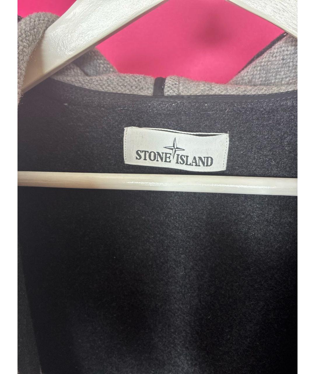 STONE ISLAND Серая хлопковая куртка, фото 3