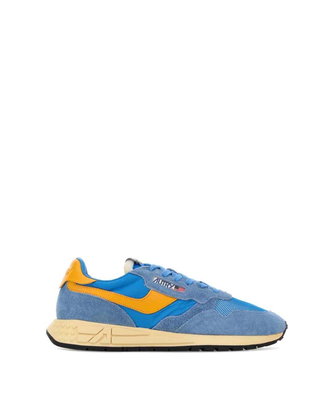 AUTRY Голубые замшевые низкие кроссовки / кеды, фото 1