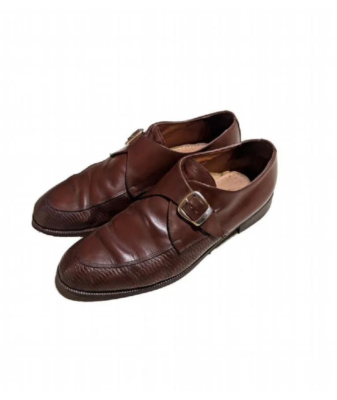 BALLY Коричневые кожаные туфли, фото 2