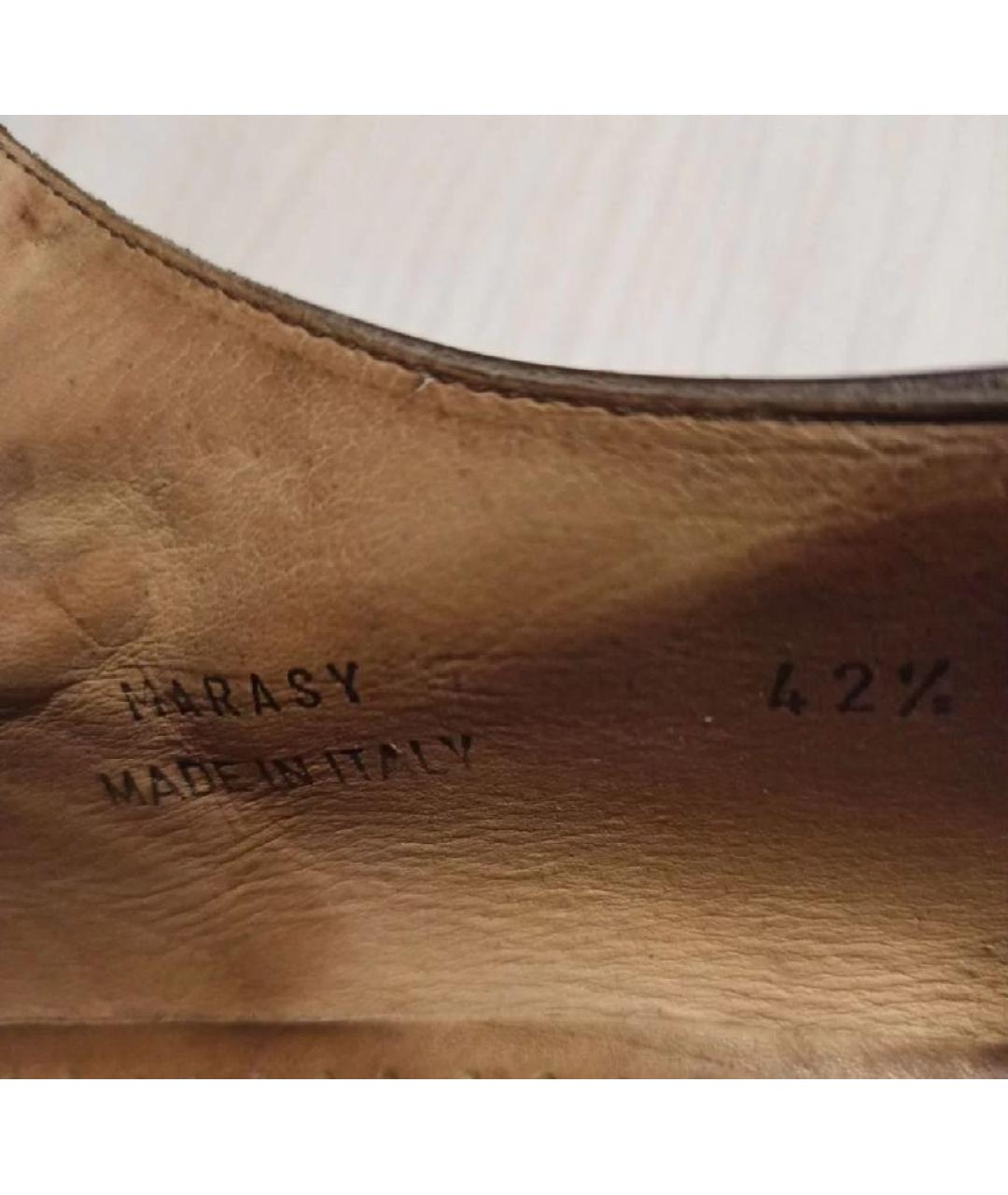 BALLY Коричневые кожаные туфли, фото 8