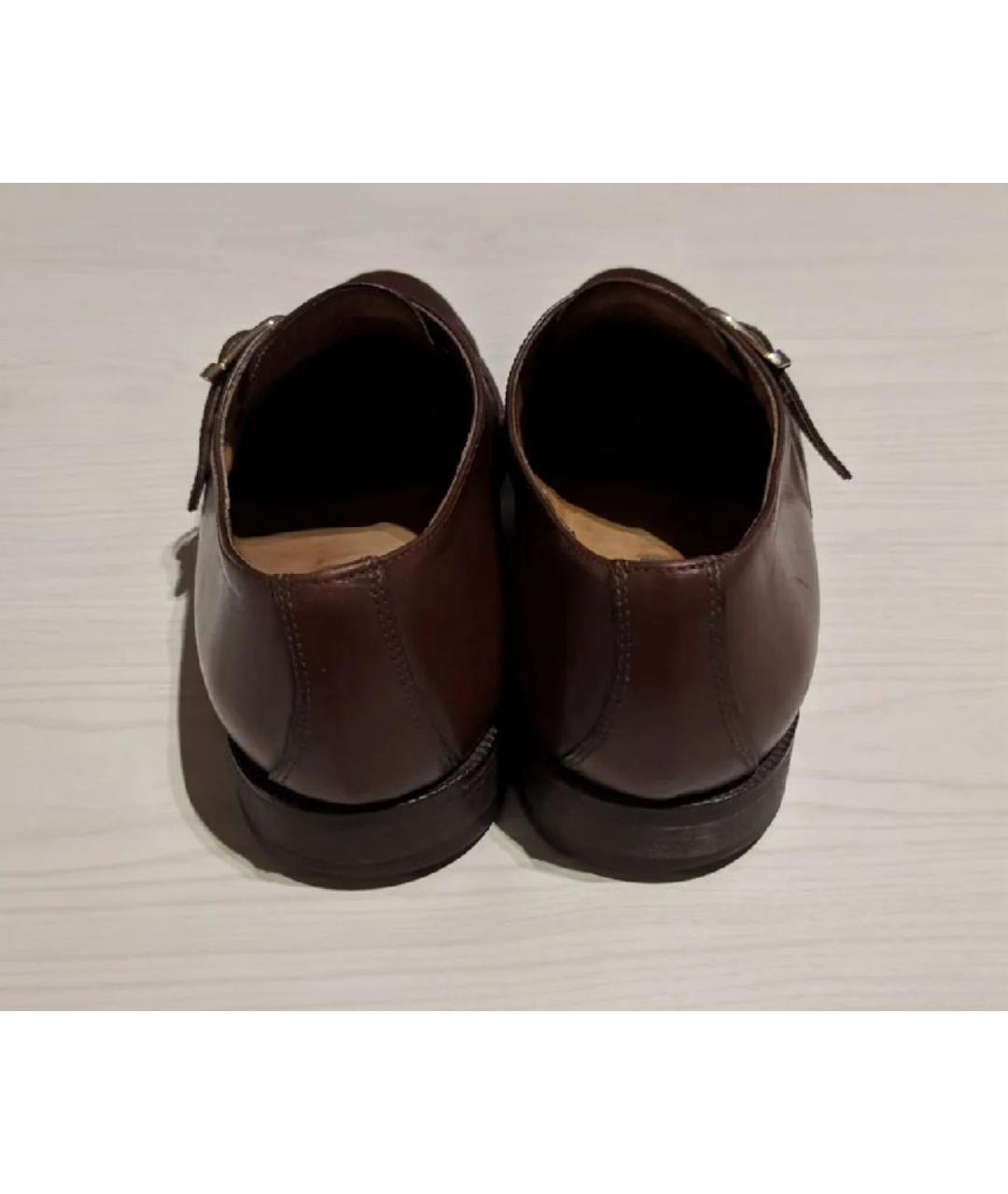 BALLY Коричневые кожаные туфли, фото 4