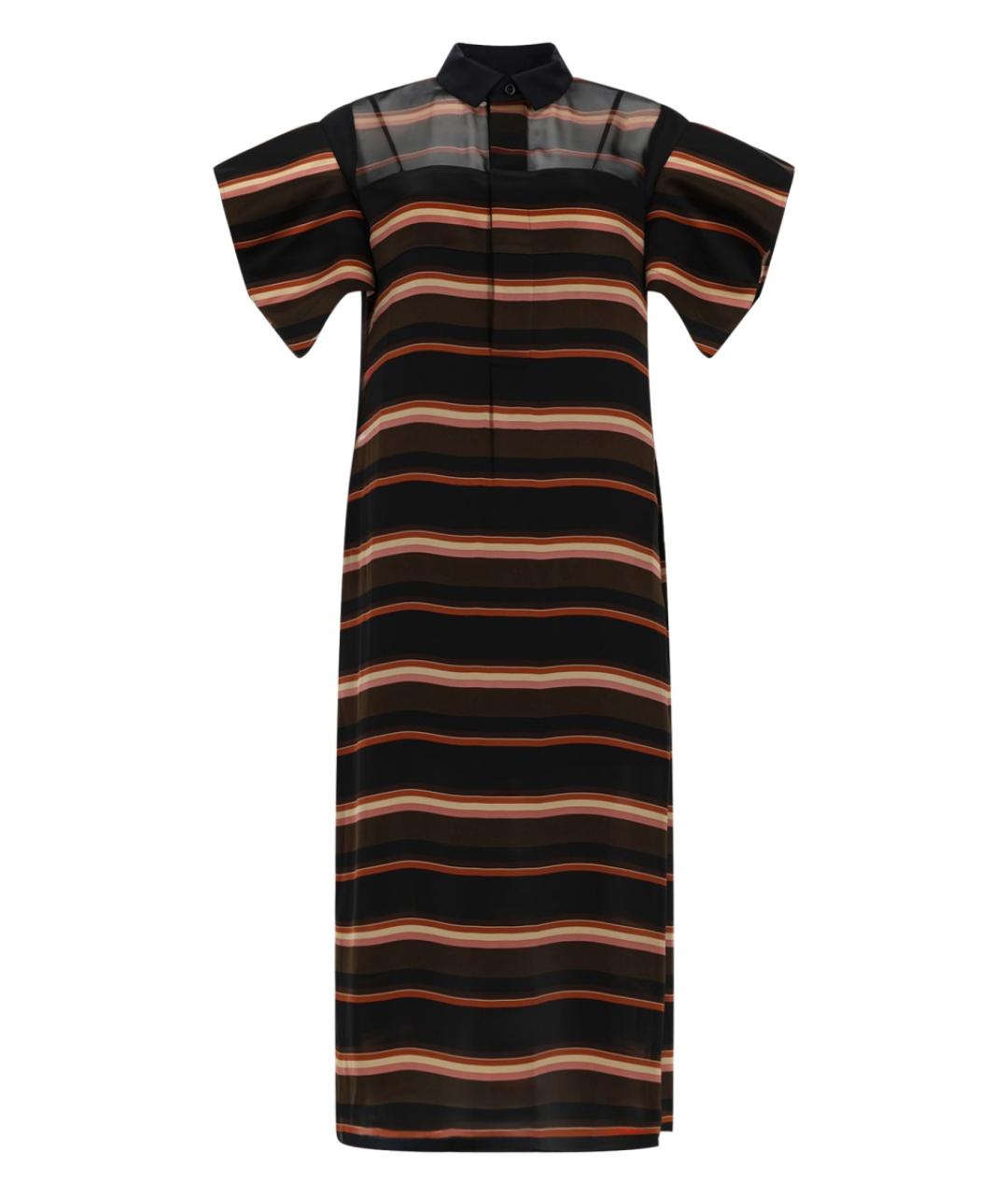 SACAI Мульти полиэстеровое повседневное платье, фото 1