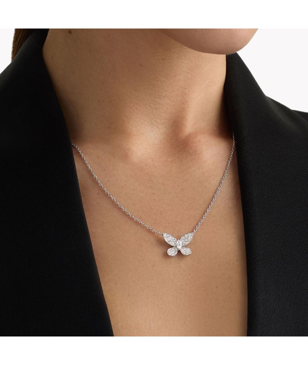 GRAFF Серебряное колье из белого золота, фото 2