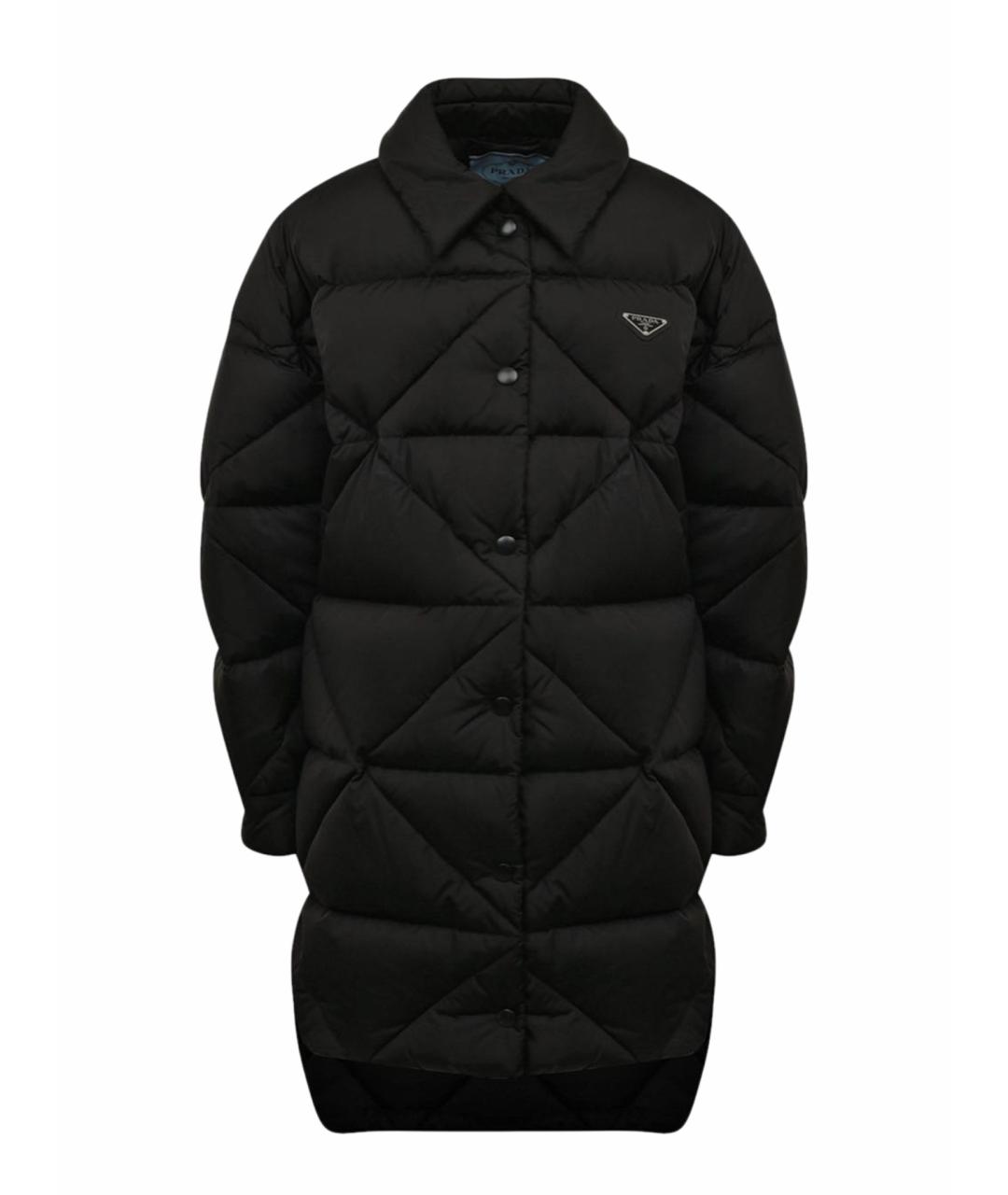 PRADA Черный пуховик, фото 1