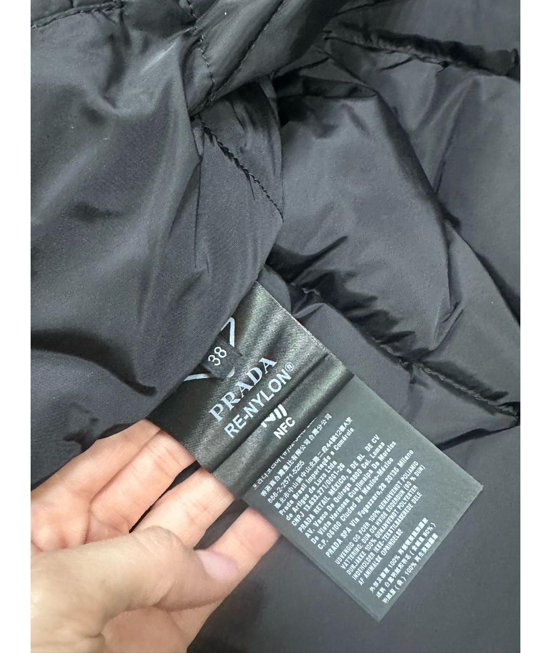 PRADA Черный пуховик, фото 7