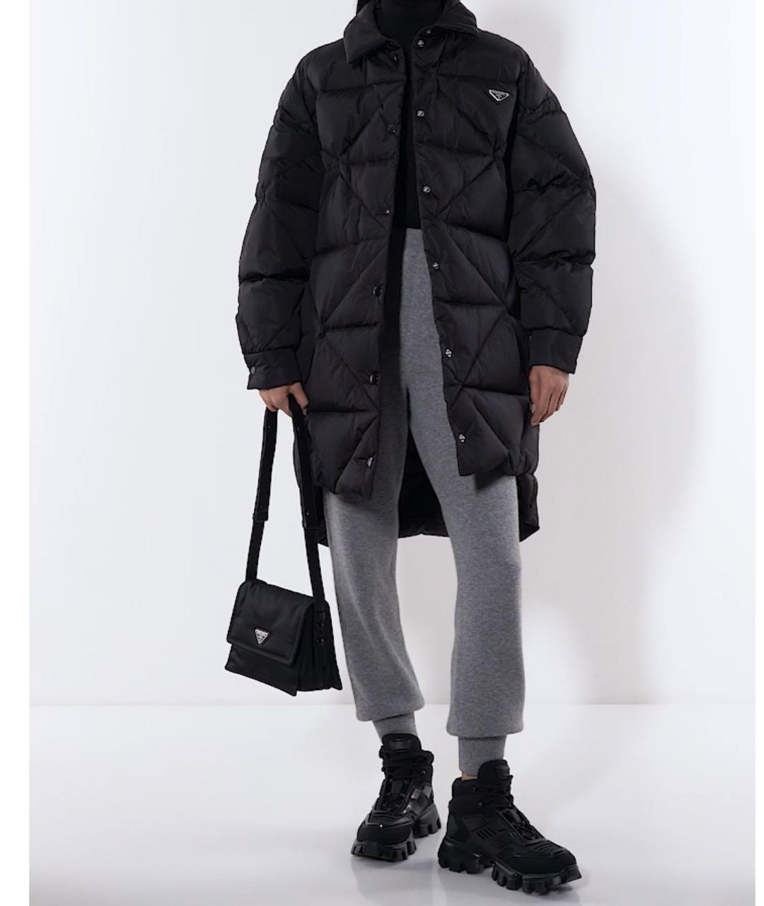 PRADA Черный пуховик, фото 2