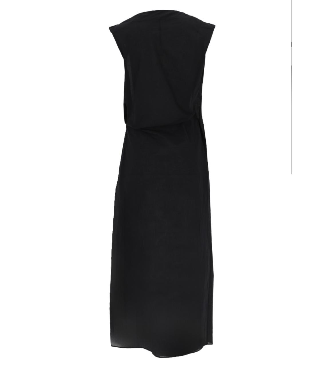 JACQUEMUS Черное хлопковое повседневное платье, фото 2