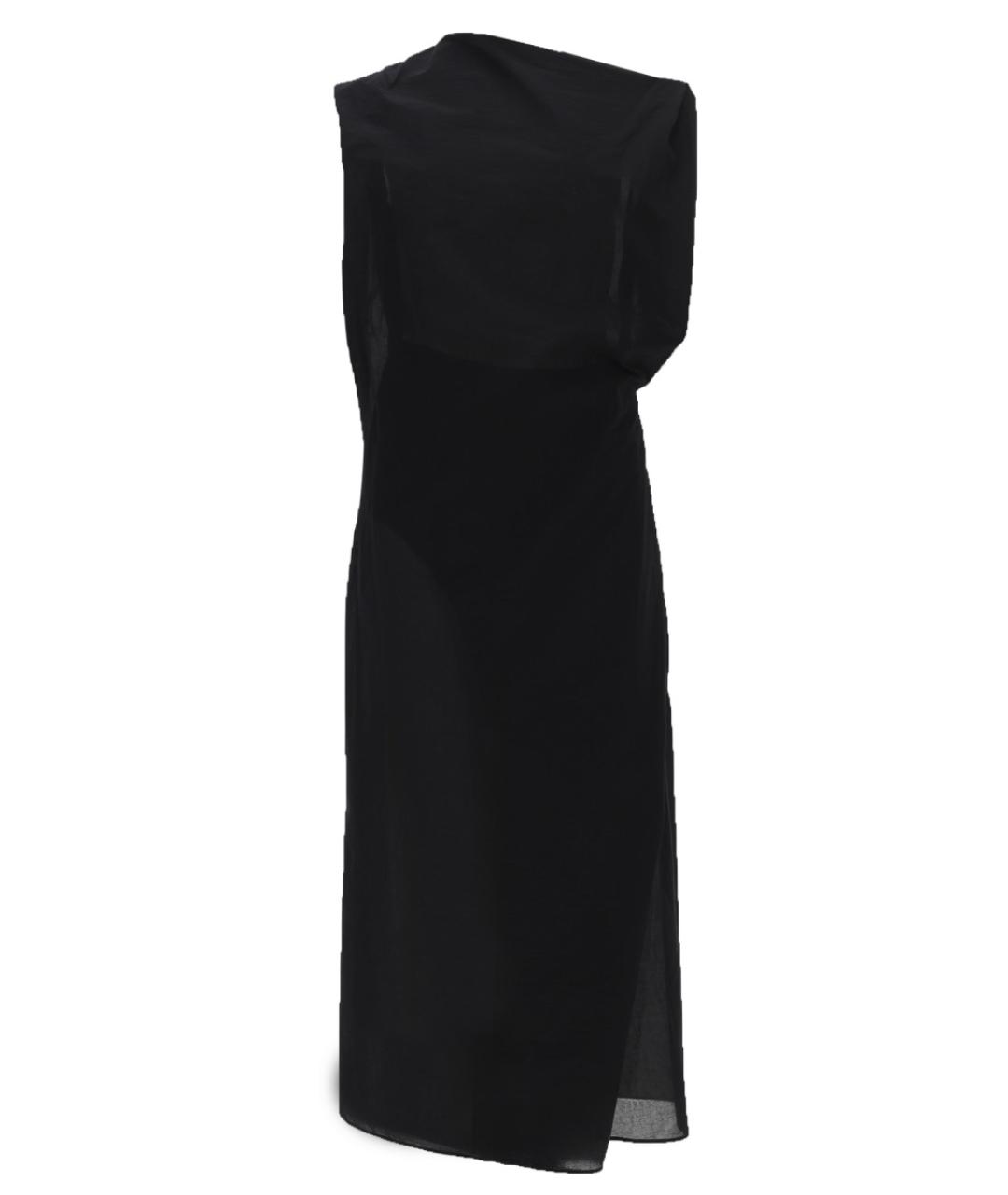 JACQUEMUS Черное хлопковое повседневное платье, фото 1