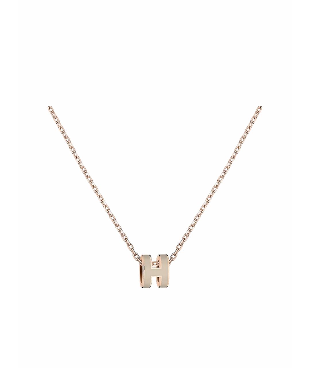 HERMES Серая металлическая подвеска, фото 1