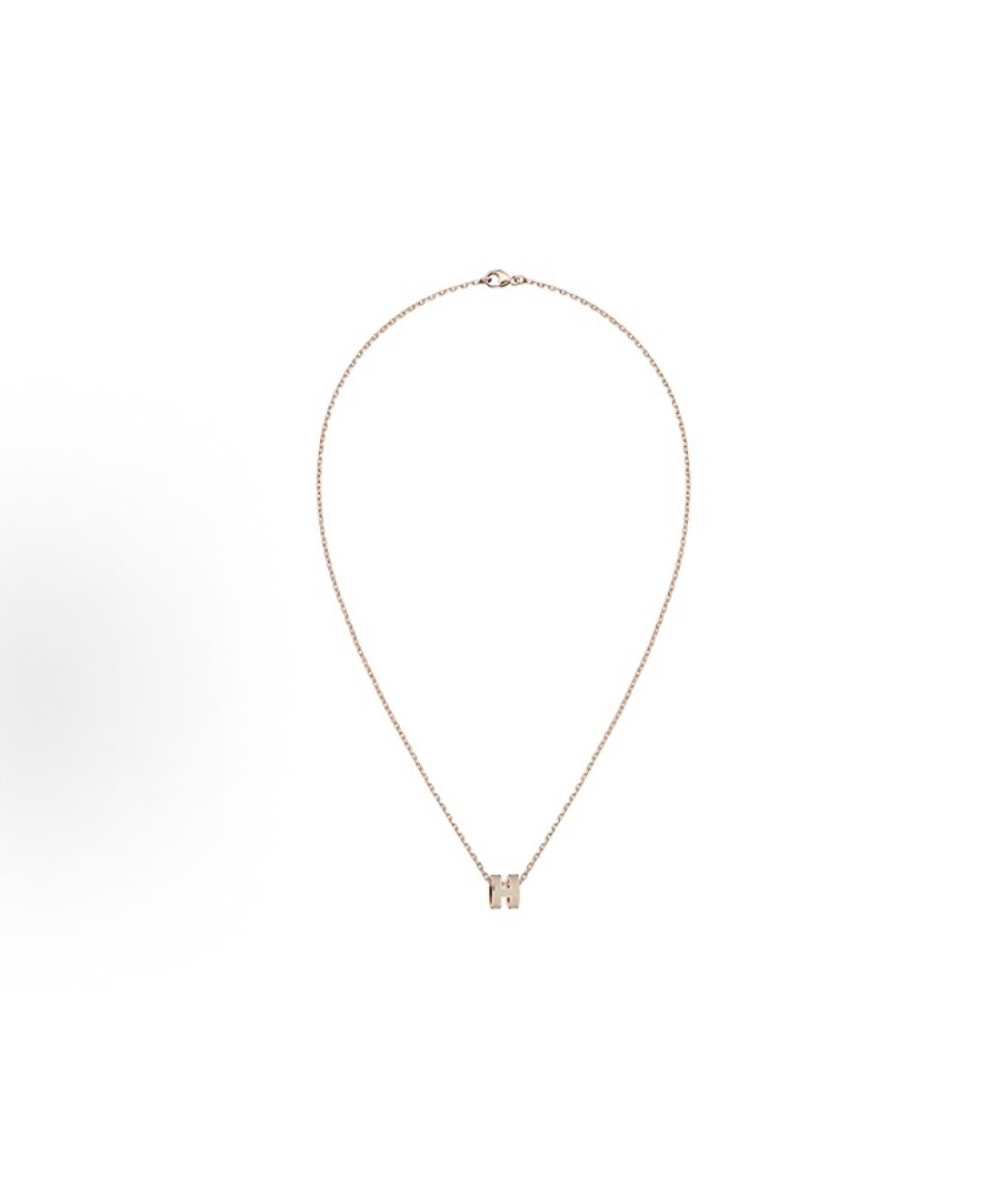 HERMES Серая металлическая подвеска, фото 2