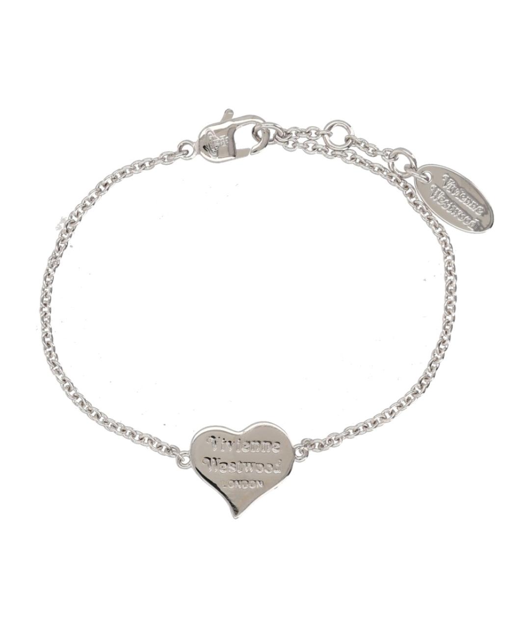VIVIENNE WESTWOOD Серебрянный металлический браслет, фото 2