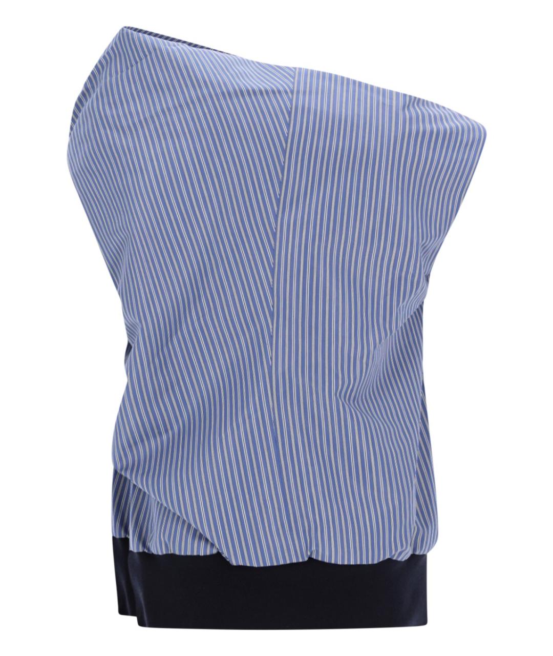SACAI Синяя полиэстеровая блузы, фото 2