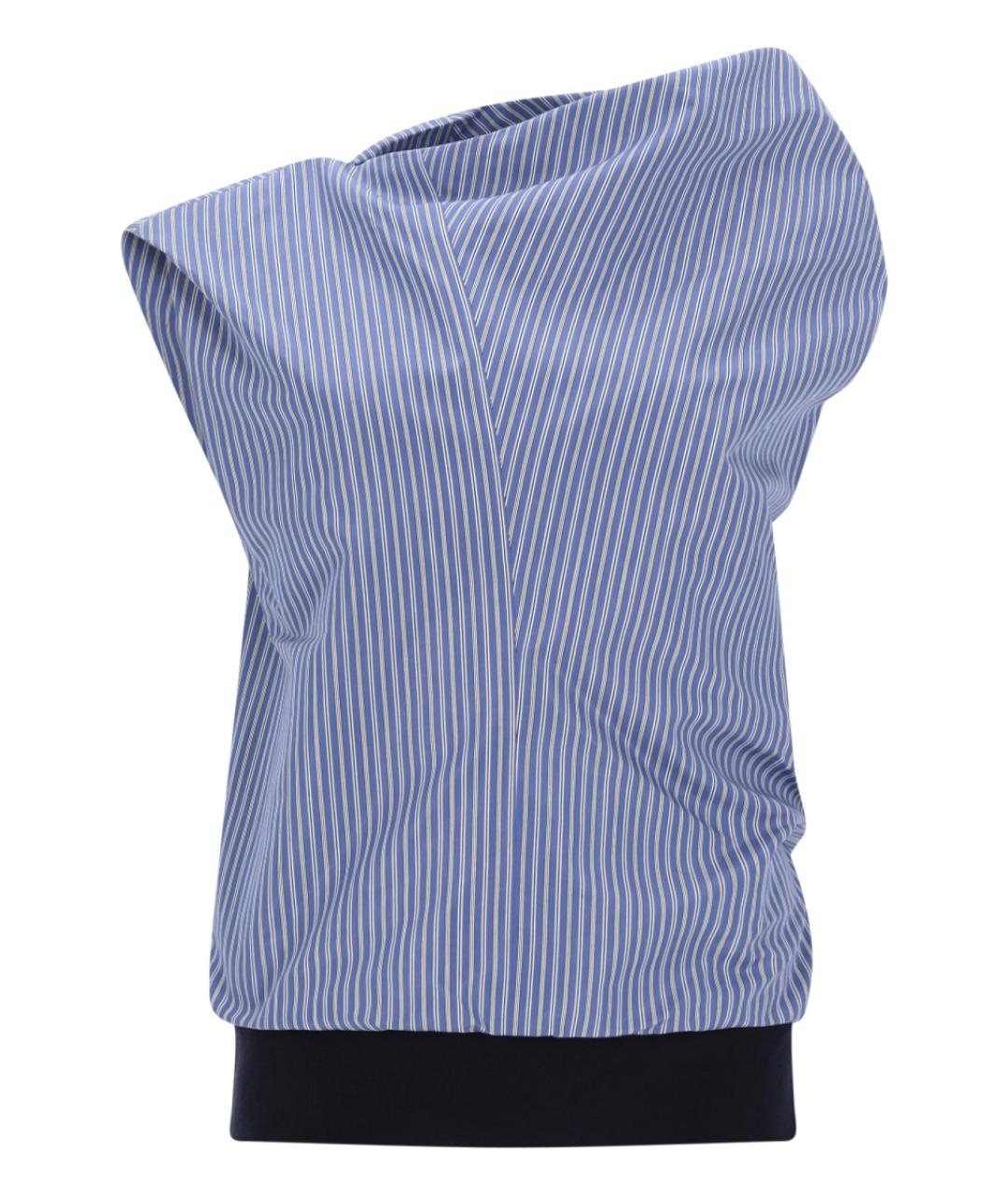 SACAI Синяя полиэстеровая блузы, фото 1