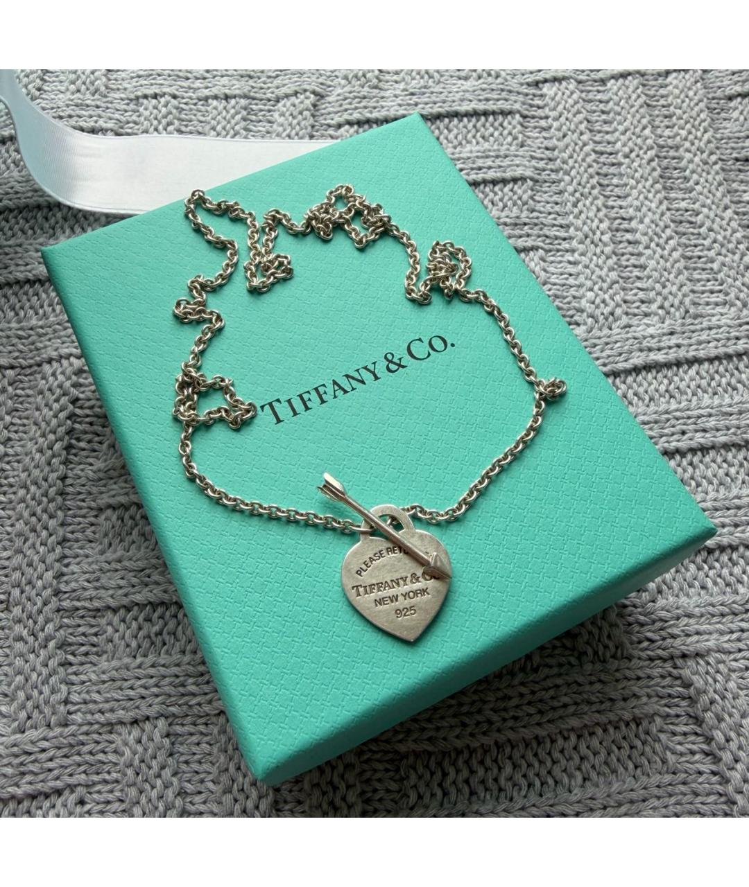 TIFFANY&CO Серебряное серебряное колье, фото 3